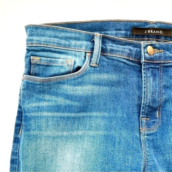J. Brand Karma jeans, medium rise, skinny leg, stretch denim in a medium wash - Picture 7 of 13